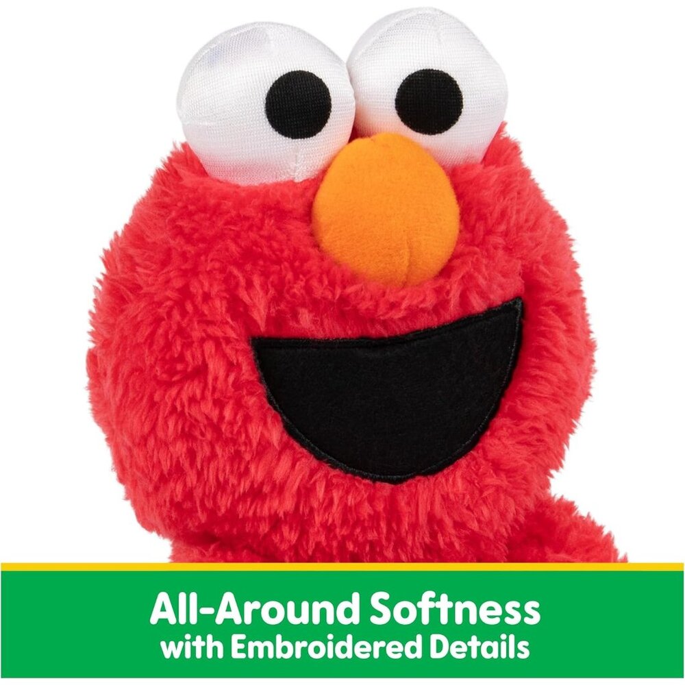 Sesame Street Elmo Take Along Buddy Plush Premium Red Toy for Ages 1 and Up - Picture 6 of 9